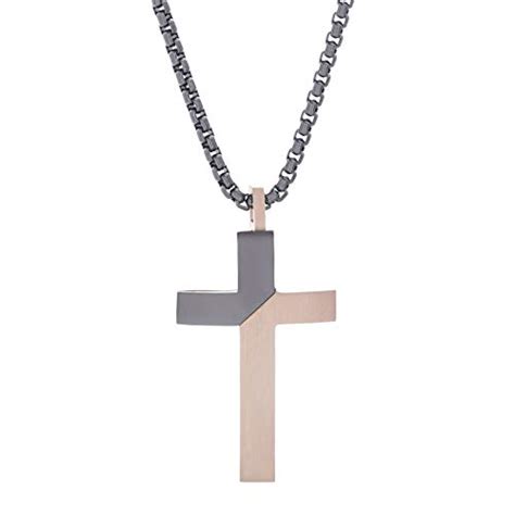 steve madden silver-tone stainless steel men's box cross pendant necklace|steve madden designer rings.